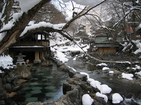 Takaragawa onsen - Winter